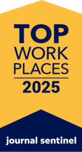 Top Work Places Logo 2025 Oberlin Filter Company by The Milwaukee Journal Sentinel